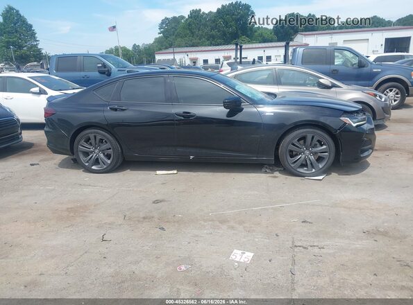 19UUB5F56NA001359 2022 ACURA TLX Black Вид задньої частини салону