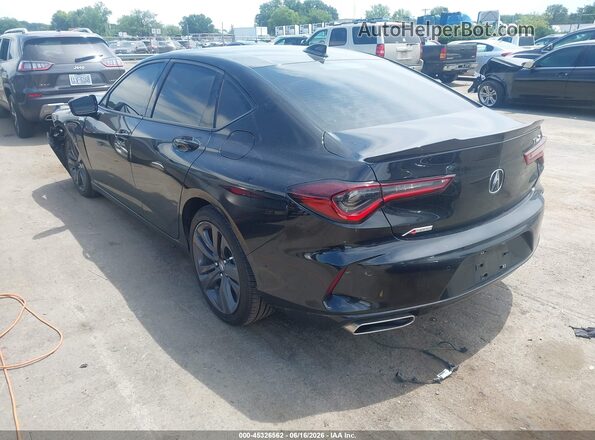 19UUB5F56NA001359 2022 ACURA TLX Black Задня ліва чверть