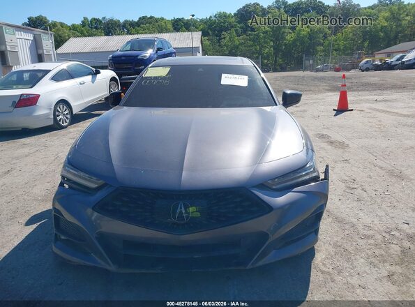 19UUB5F58MA007078 2021 ACURA TLX Gray Vista del cuadro de instrumentos