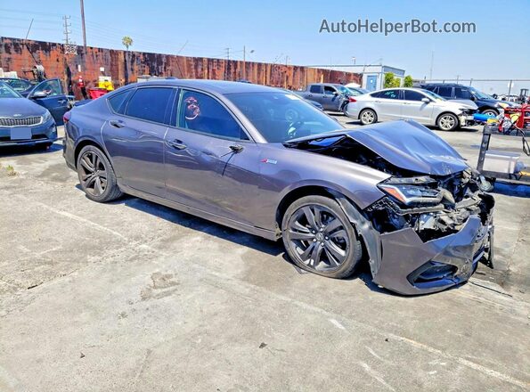 19UUB5F58MA013785 2021 ACURA TLX Gray Delantero derecho