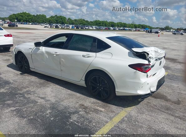 19UUB5F58NA002514 2022 ACURA TLX White უკანა მარცხენა