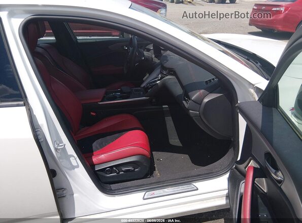 19UUB5F59MA008403 2021 ACURA TLX White Widok wnętrza z przodu