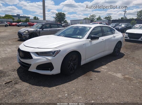 19UUB5F59MA008403 2021 ACURA TLX White Przód lewy