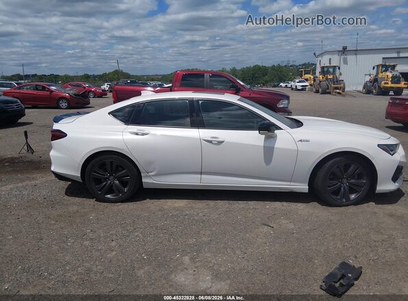 19UUB5F59MA008403 2021 ACURA TLX White Widok wnętrza z tyłu