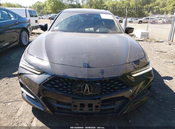 19UUB5F59NA002800 2022 ACURA TLX Black Instrument cluster view