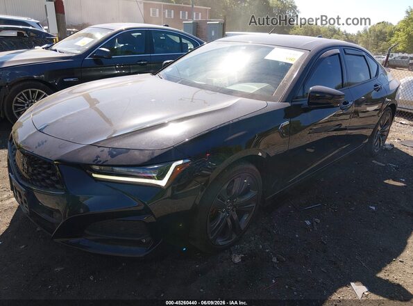 19UUB5F59NA002800 2022 ACURA TLX Black Front left