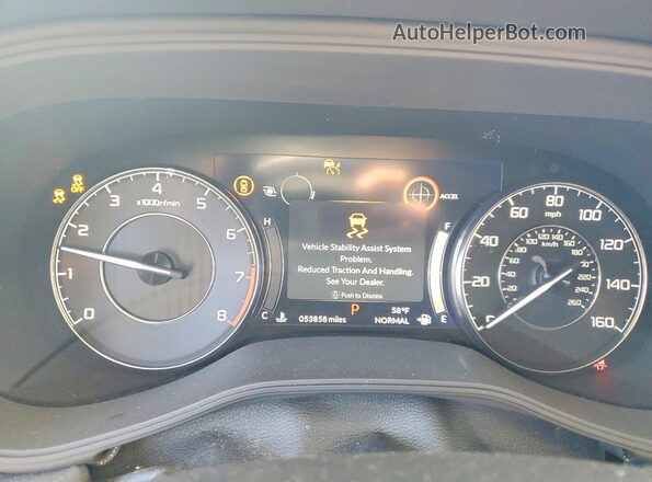 19UUB6F49MA005157 2021 ACURA TLX Gray Вид щитка приладів