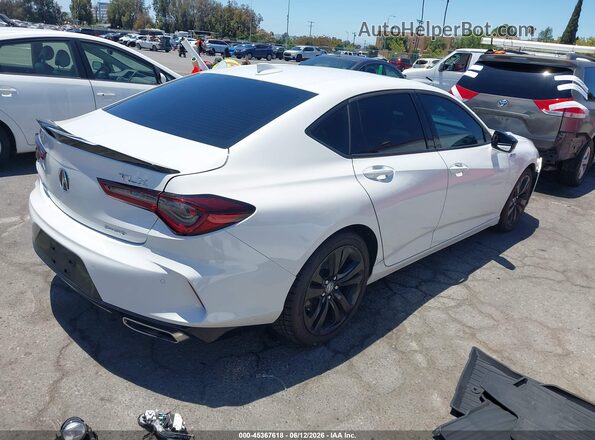 19UUB6F52MA011276 2021 ACURA TLX White Tył prawy