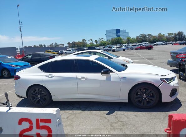 19UUB6F52MA011276 2021 ACURA TLX White Widok wnętrza z tyłu