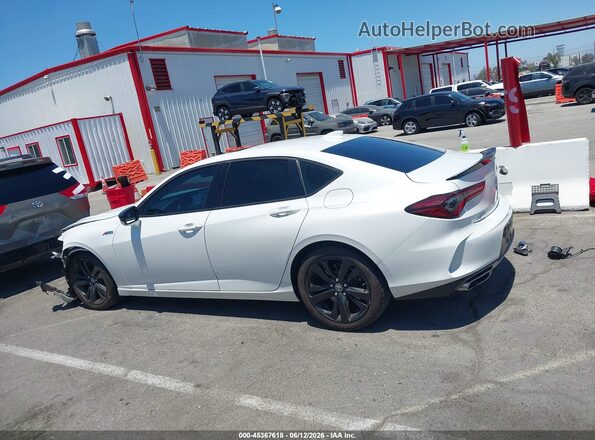 19UUB6F52MA011276 2021 ACURA TLX White Widok wnętrza 360 stopni