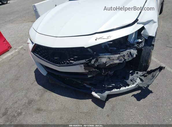 19UUB6F52MA011276 2021 ACURA TLX White Widok zestawu wskaźników