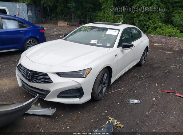 19UUB6F52RA001113 2024 ACURA TLX White Vista tres cuartos delantera izquierda