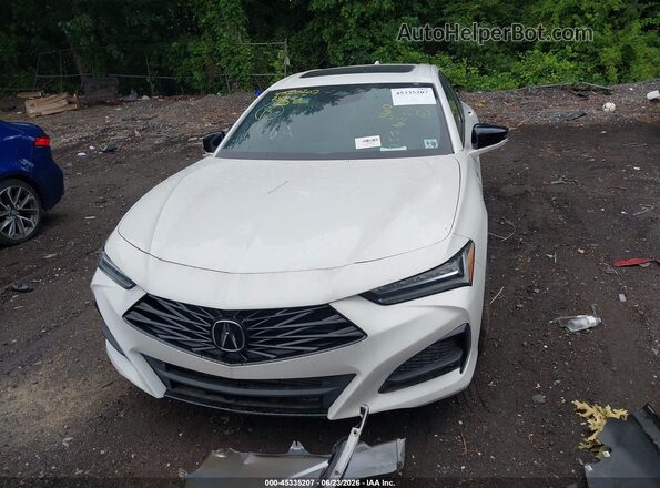 19UUB6F52RA001113 2024 ACURA TLX White Vista del cuadro de instrumentos
