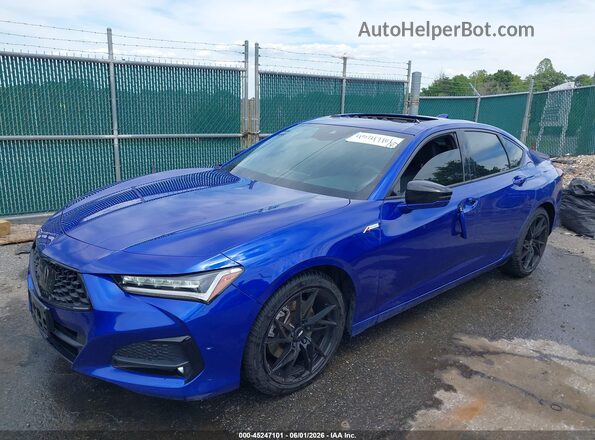19UUB6F57MA006882 2021 ACURA TLX Blue Przód lewy