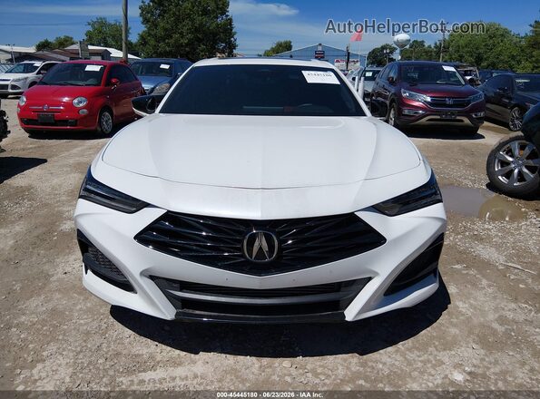 19UUB6F57SA000464 2025 ACURA TLX White Vista del salpicadero