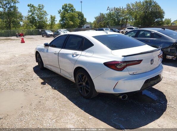 19UUB6F57SA000464 2025 ACURA TLX White Trasero izquierdo