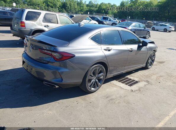 19UUB6F58MA009743 2021 ACURA TLX Gray უკანა მარჯვენა