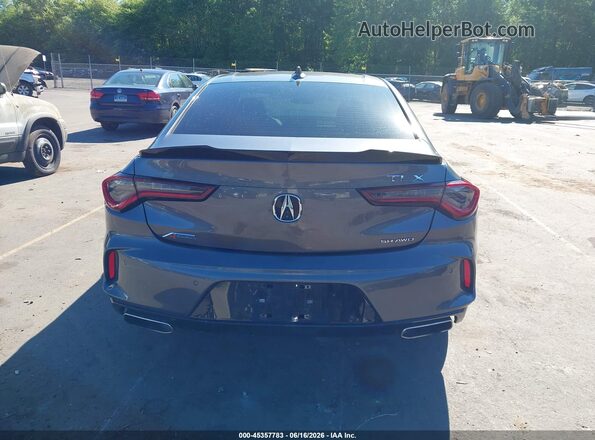 19UUB6F58MA009743 2021 ACURA TLX Gray 