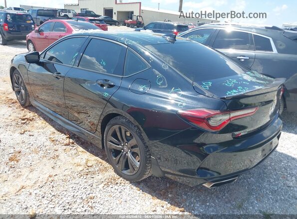 19UUB6F58MA009760 2021 ACURA TLX Black უკანა მარცხენა