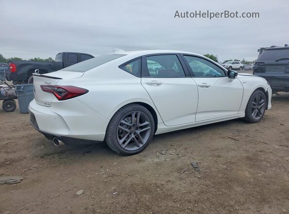 19UUB6F5XSA002127 2025 ACURA TLX White უკანა მარჯვენა