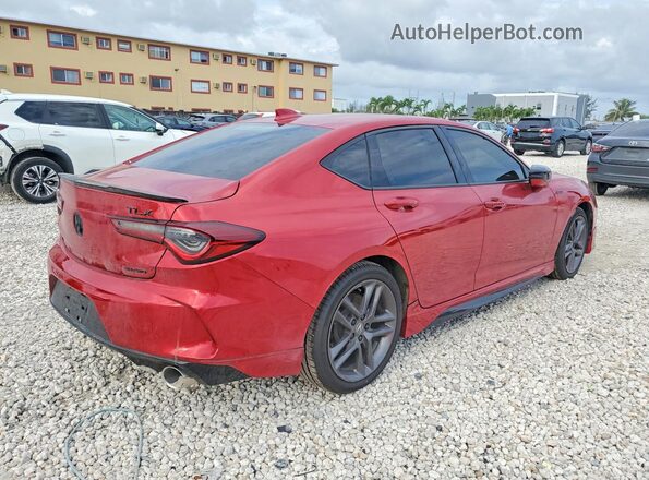 19UUB6F5XSA002841 2025 ACURA TLX Red Trasero derecho