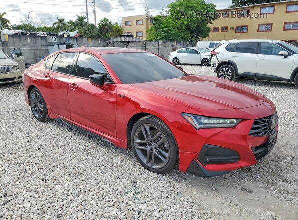 19UUB6F5XSA002841 2025 ACURA TLX Red Delantero derecho