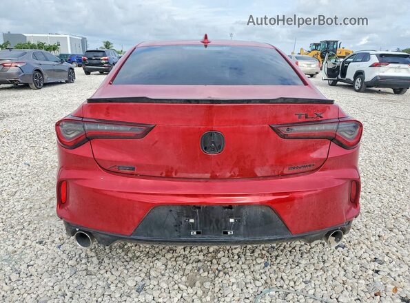 19UUB6F5XSA002841 2025 ACURA TLX Red Vista trasera