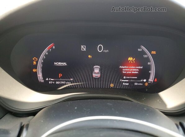19UUB6F5XSA002841 2025 ACURA TLX Red Vista del cuadro de instrumentos
