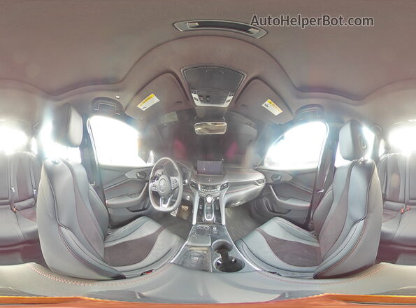 19UUB6F5XSA002841 2025 ACURA TLX Red Vista de la etiqueta del VIN