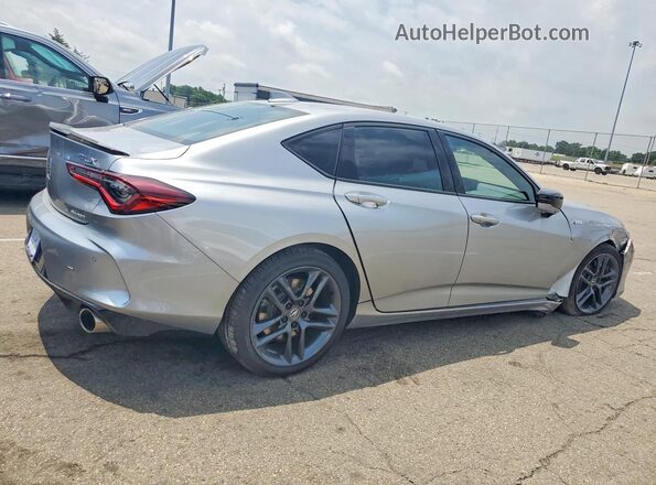 19UUB6F5XSA005576 2025 ACURA TLX Серебряный Задняя правая четверть