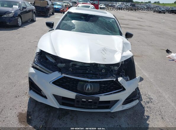 19UUB6F60MA007610 2021 ACURA TLX White Rear interior view