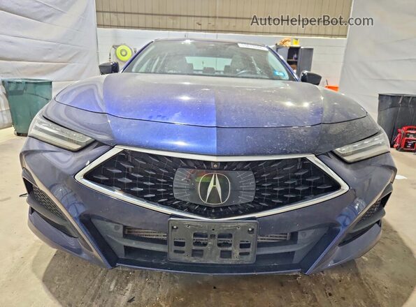 19UUB6F67MA009273 2021 ACURA TLX Blue Вид спереду