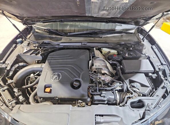 19UUB7F02MA000708 2021 ACURA TLX Black უკანა სალონის ხედი