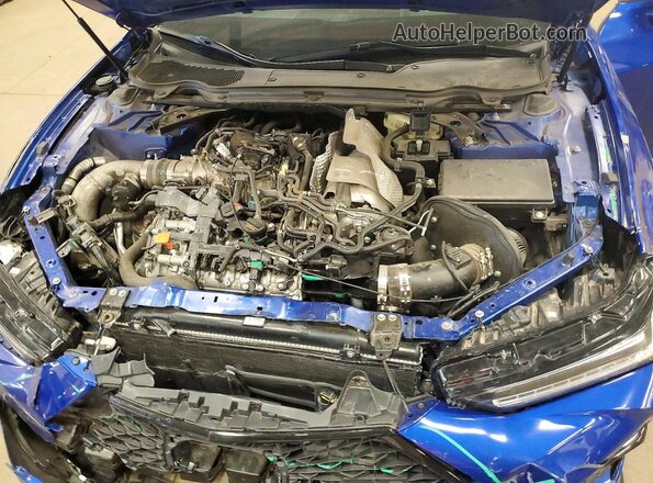 19UUB7F90NA002084 2022 ACURA TLX Синий Вид задней части салона
