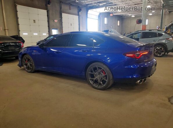 19UUB7F90NA002084 2022 ACURA TLX Синий Задняя левая четверть