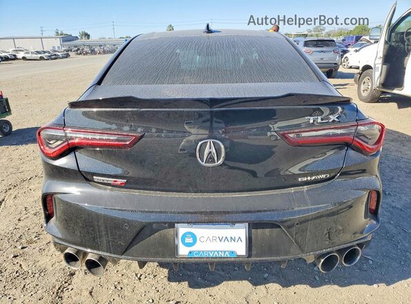 19UUB7F92PA001652 2023 ACURA TLX Black Вид ззаду