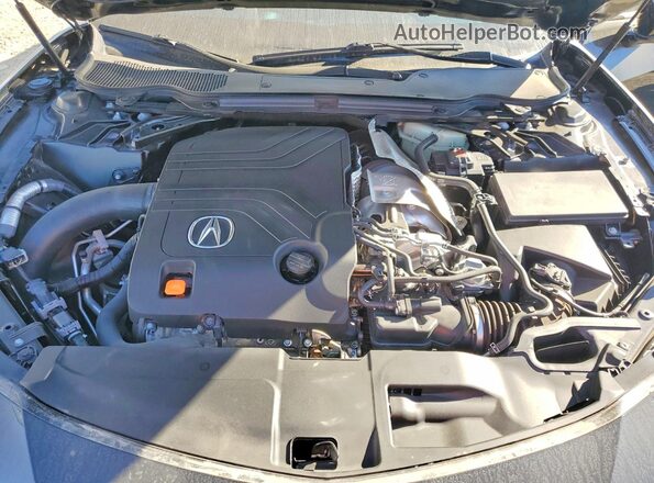 19UUB7F92PA001652 2023 ACURA TLX Black Вид задньої частини салону