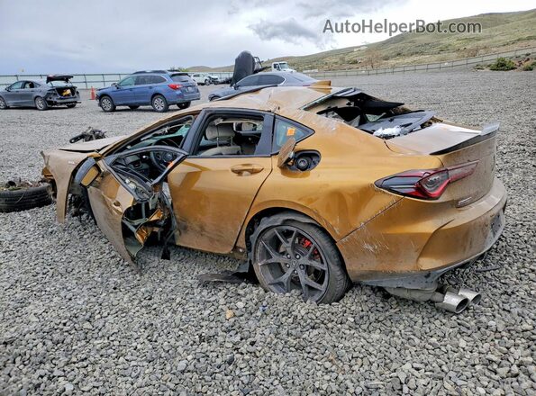 19UUB7F94NA000550 2022 ACURA TLX Gold Հետևի ձախ