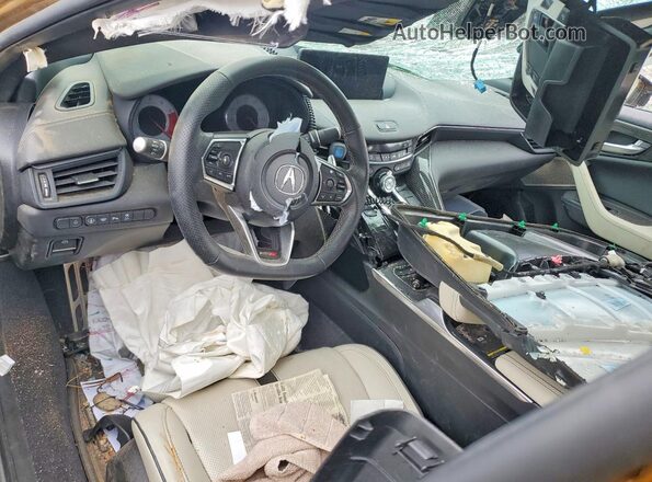 19UUB7F94NA000550 2022 ACURA TLX Gold Առջևի վահանակի տեսք