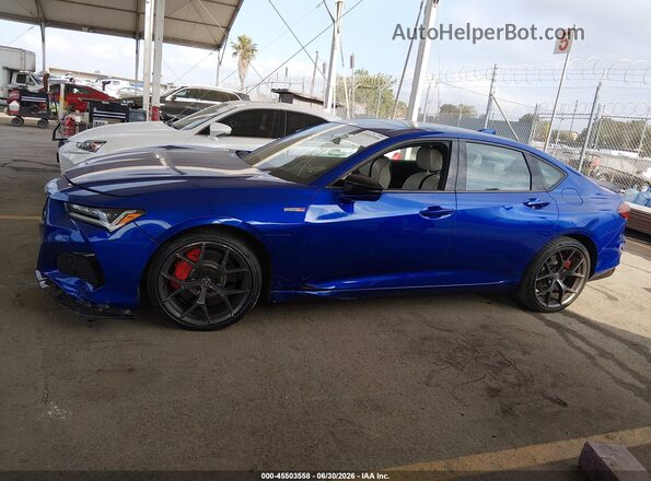19UUB7F9XPA001446 2023 ACURA TLX Blue უკანა სალონის ხედი