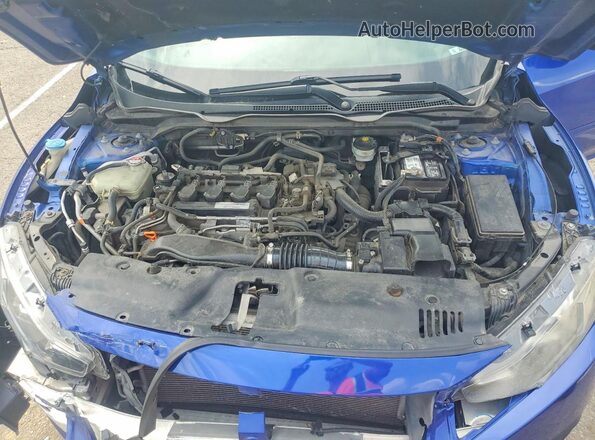 19XFC1F30GE026544 2016 HONDA CIVIC Blue Widok wnętrza z tyłu