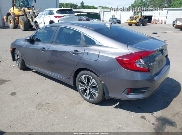 19XFC1F30GE202489 2016 HONDA CIVIC Gray Задня ліва чверть