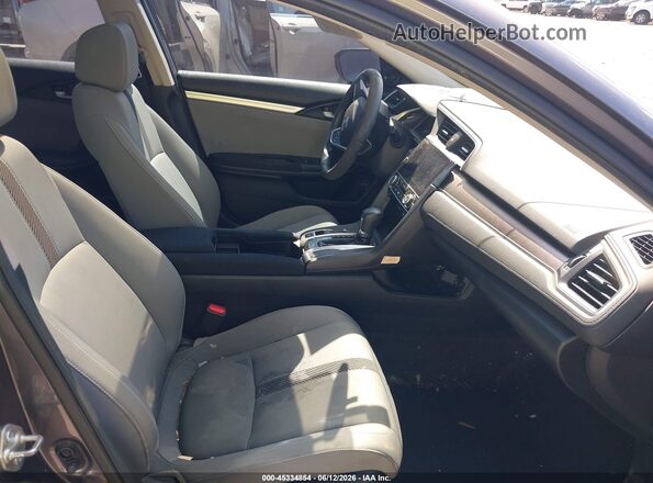 19XFC1F30GE202489 2016 HONDA CIVIC Gray Вид салону спереду