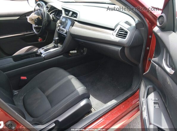 19XFC1F30KE011809 2019 HONDA CIVIC Красный Вид салона спереди