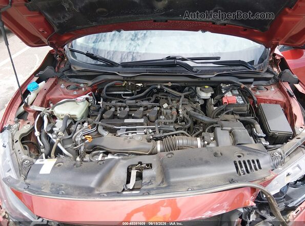 19XFC1F30KE011809 2019 HONDA CIVIC Красный Вид сзади