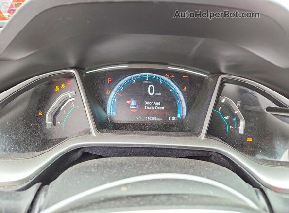 19XFC1F30KE202811 2019 HONDA CIVIC Gray Սարքավորումների վահանակի տեսք