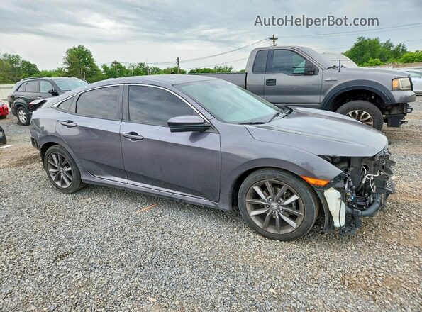 19XFC1F30KE202811 2019 HONDA CIVIC Gray Առջևի աջ
