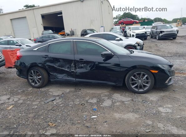 19XFC1F30LE013643 2020 HONDA CIVIC Black Rear interior view