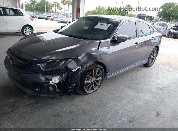 19XFC1F30LE215446 2020 HONDA CIVIC Gray Front left
