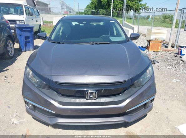 19XFC1F30ME005320 2021 HONDA CIVIC Серебряный Вид щитка приборов